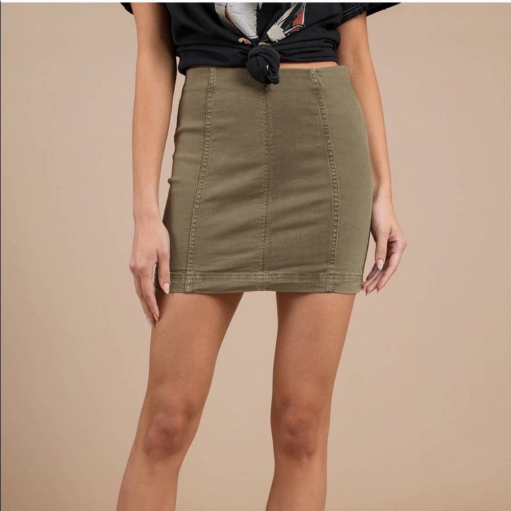 Free People Modern Femme Denim mini skirt